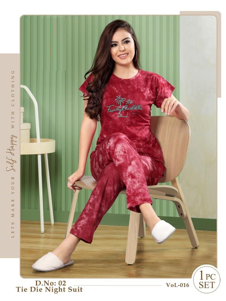 Full Sleeve Ladies Night Suits, Size : M, XL, Pattern : Printed at Rs 450 /  Piece in Mumbai